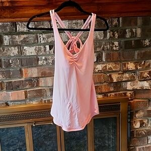 Lululemon pink tank with built in bra.